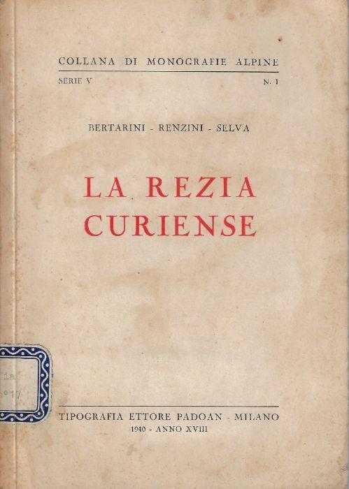 La Rezia Curiense - copertina