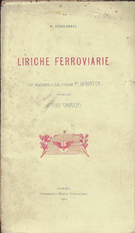 Liriche ferroviarie - Paolo Lingueglia - copertina