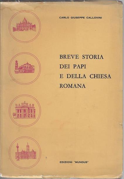 Breve storia dei Papi e della chiesa romana - copertina