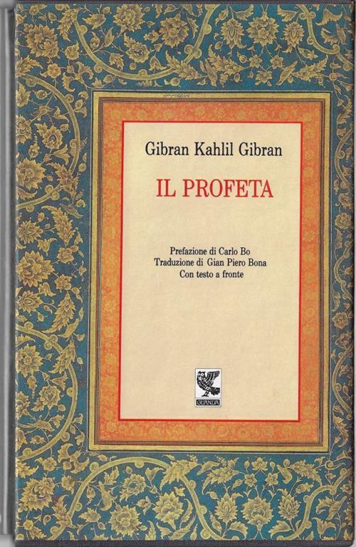 Il profeta - Kahlil Gibran - copertina