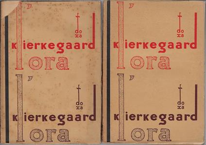 L' ora : atti d'accusa al cristianesimo del Regno di Danimarca, anno 1855 (2 volumi) - copertina