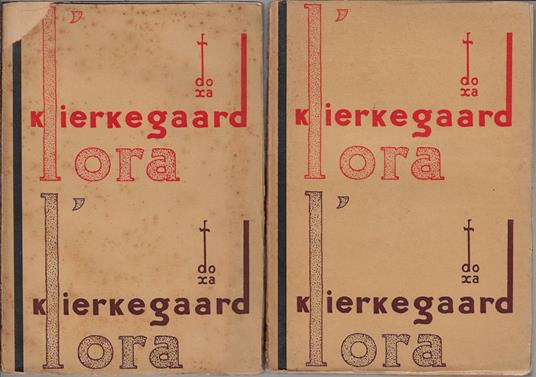 L' ora : atti d'accusa al cristianesimo del Regno di Danimarca, anno 1855 (2 volumi) - copertina