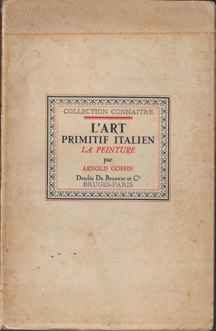 L' art primitif italien : la peinture - copertina