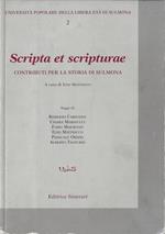 Scripta et scripturae : contributi per la storia di Sulmona