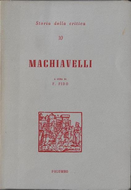 Machiavelli - Franco Fido - copertina