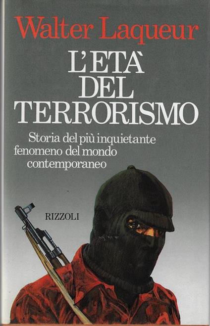 L' età del terrorismo - Walter Laqueur - copertina