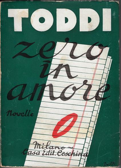 Zero in amore : novelle - copertina