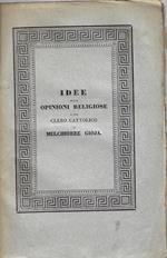 Idee sulle opinioni religiose e sul clero cattolico
