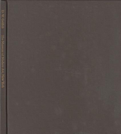 D. W. Griffith, American film master - Iris Barry - copertina