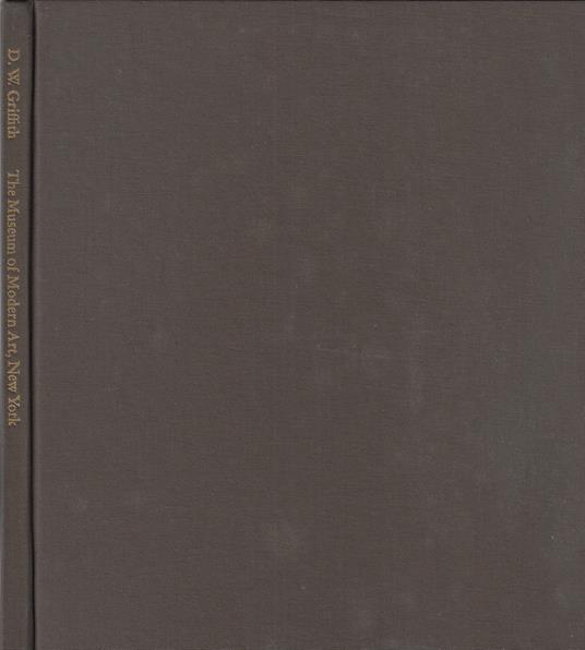 D. W. Griffith, American film master - Iris Barry - copertina