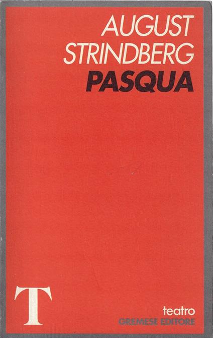 Pasqua - August Strindberg - copertina