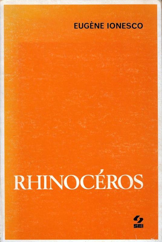 Rhinocéros - Eugène Ionesco - copertina