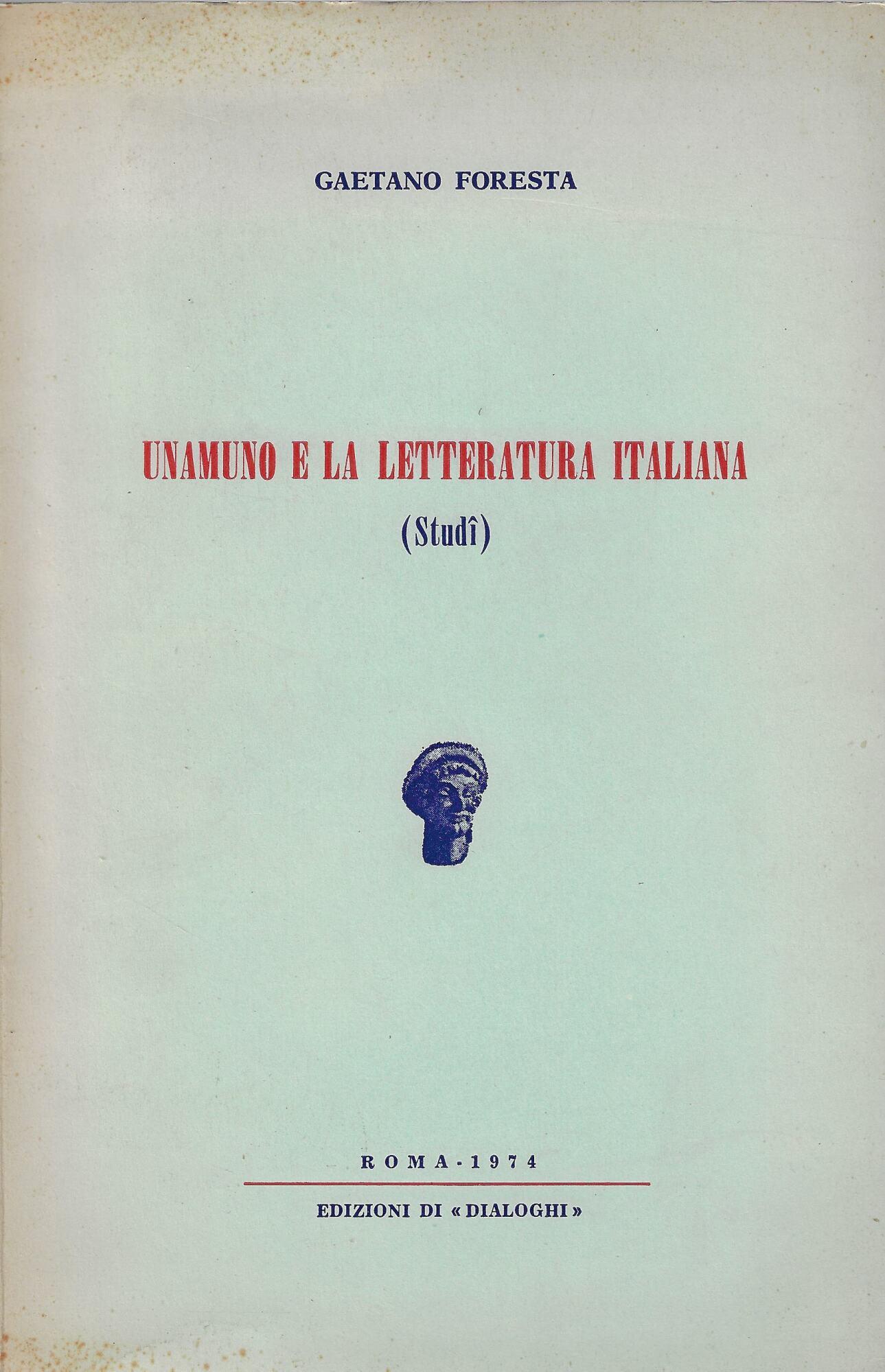 Unamuno e la letteratura italiana : studi