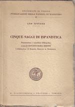 Cinque saggi di ispanistica