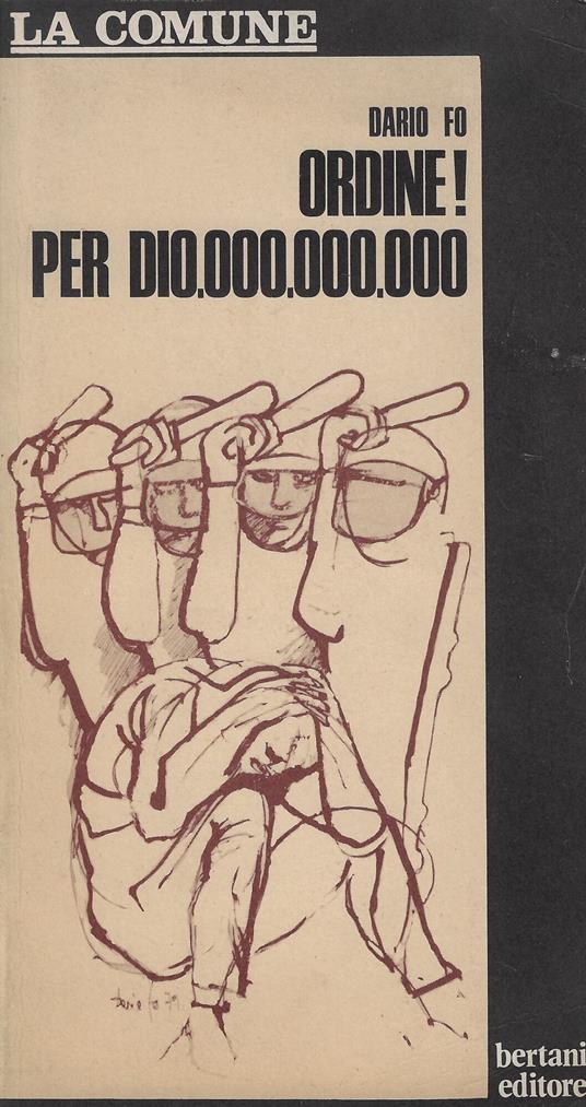 Ordine! Per Dio.ooo.ooo.ooo - Dario Fo - copertina