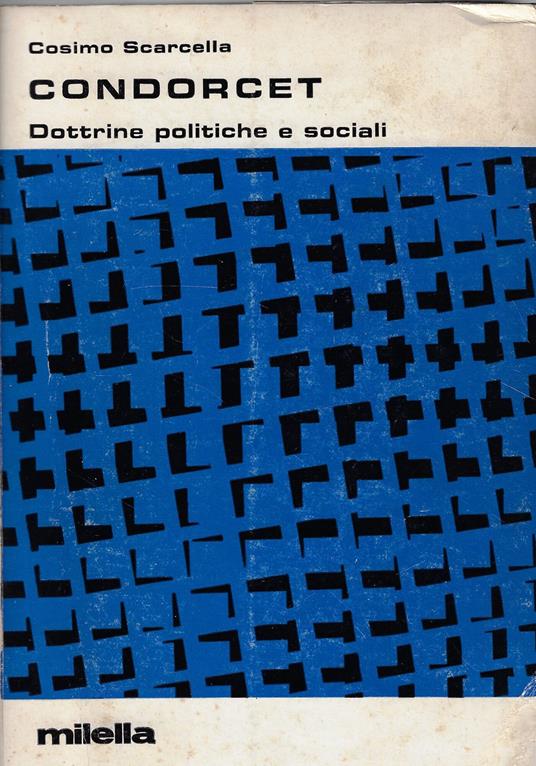 Condorcet : dottrine politiche e sociali - copertina