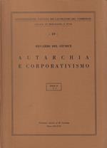 Autarchia e corporativismo