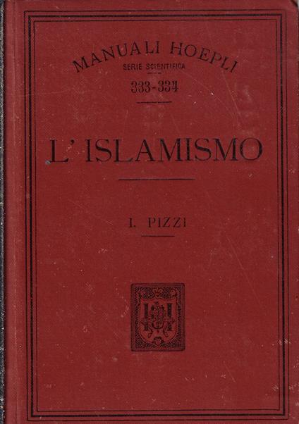 L' islamismo - Italo Pizzi - copertina