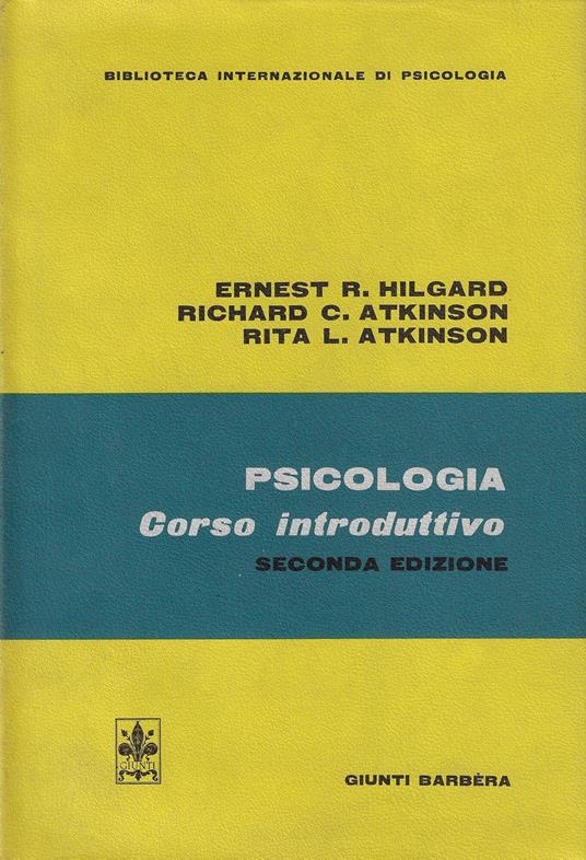 Psicologia : corso introduttivo - copertina