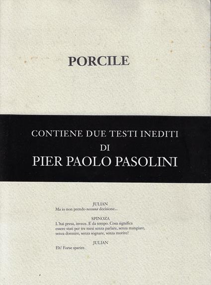 Porcile - copertina
