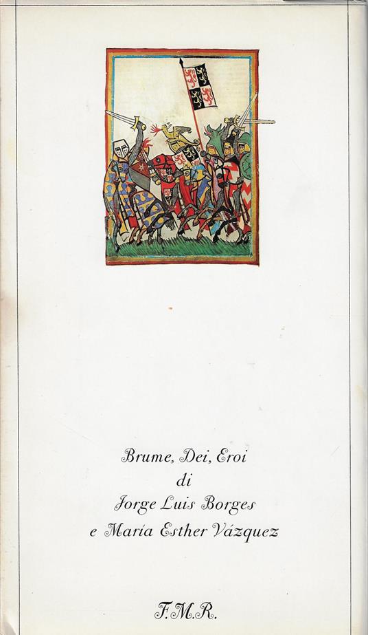 Brume, dei, eroi - Jorge L. Borges - copertina