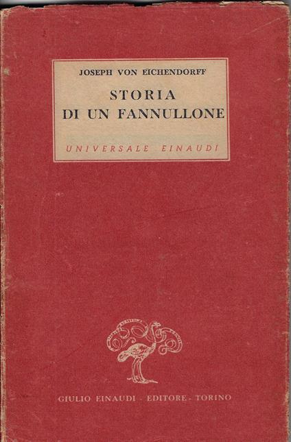 Storia di un fannullone - Joseph von Eichendorff - copertina