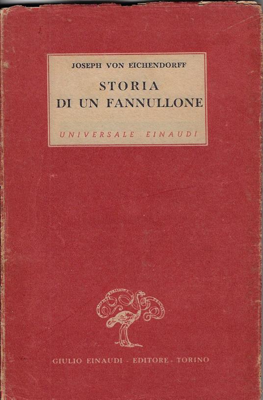 Storia di un fannullone - Joseph von Eichendorff - copertina