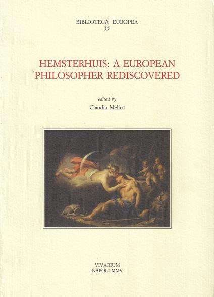 Hemsterhuis: a European philosopher rediscovered - copertina