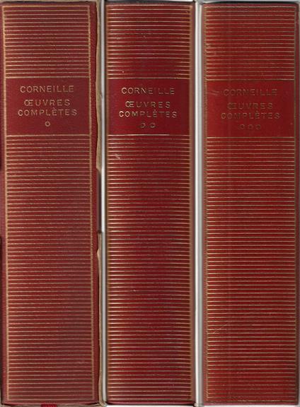 Oeuvres complètes. 3 voll - Pierre Corneille - copertina