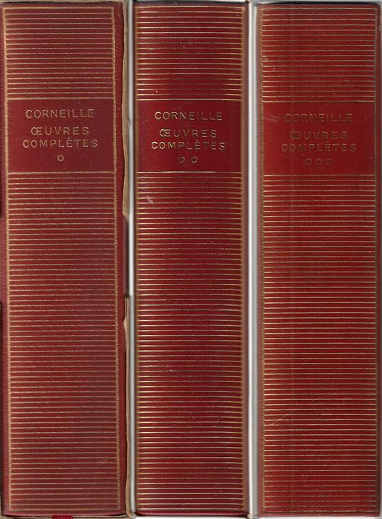 Oeuvres complètes. 3 voll - Pierre Corneille - copertina