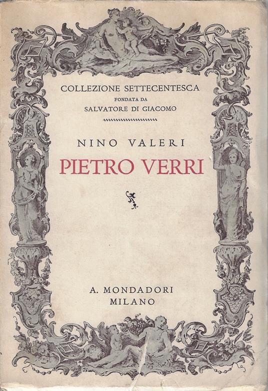 Pietro Verri - Nino Valeri - copertina