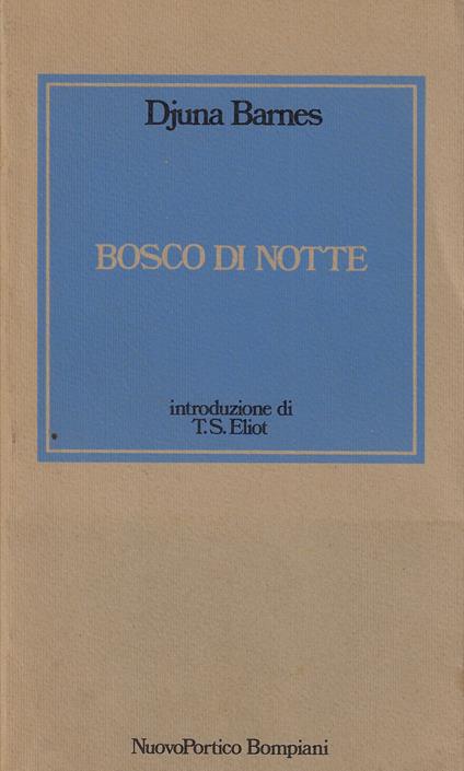 Bosco di notte - Djuna Barnes - copertina