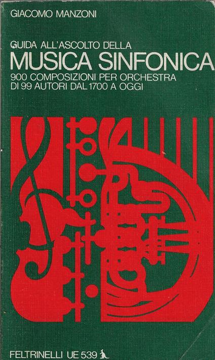 Guida all'ascolto della musica sinfonica - Giacomo Manzoni - copertina