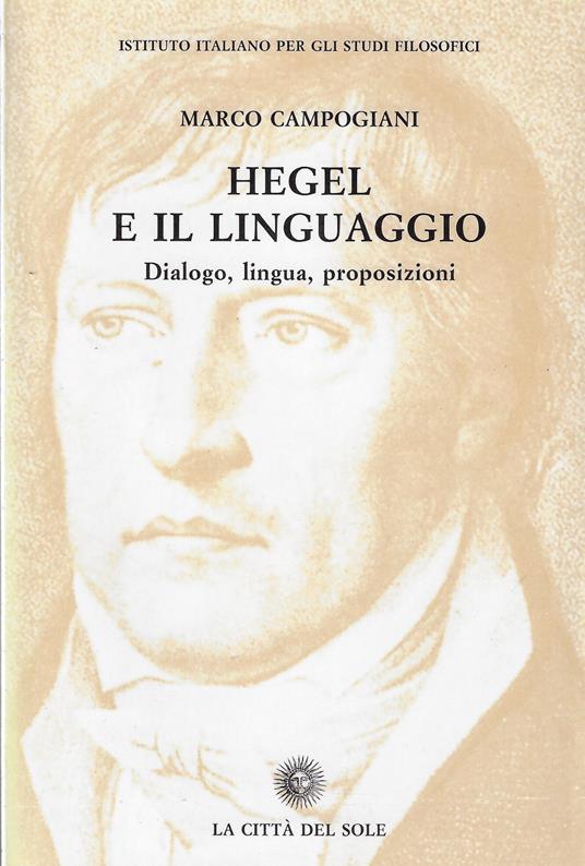 Hegel e il linguaggio - copertina