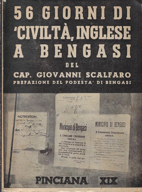 56 giorni di civiltà inglese a Bengasi - copertina