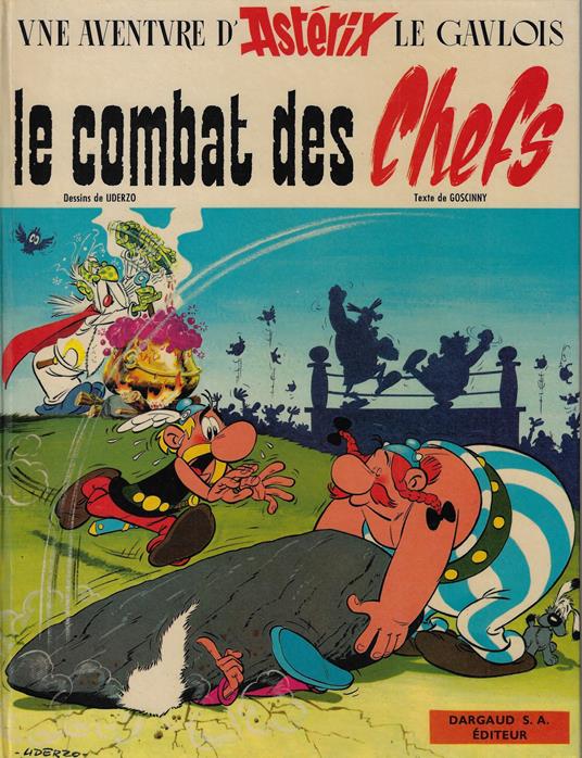 Le combat des chefs - René Goscinny - copertina
