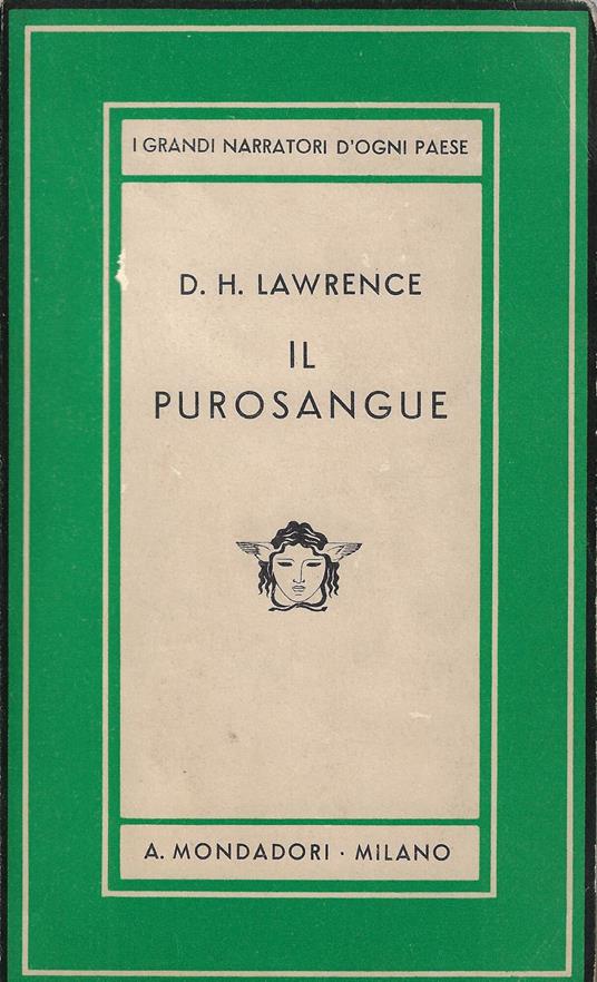 Il purosangue : romanzo - David Herbert Lawrence - copertina