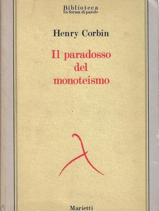 Il paradosso del monoteismo - Henry Corbin - copertina
