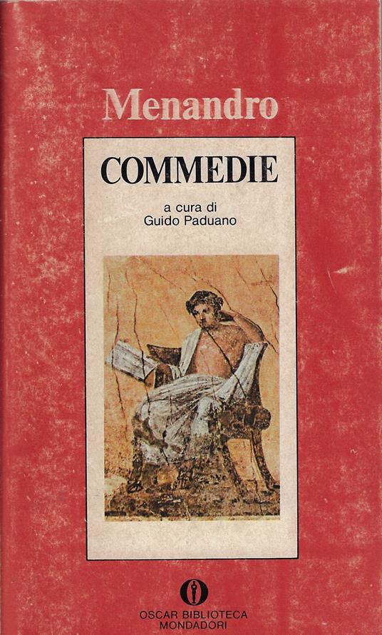 Commedie - Menandro - copertina