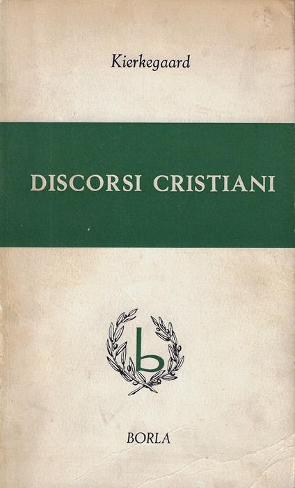Discorsi cristiani - Sören Kierkegaard - copertina