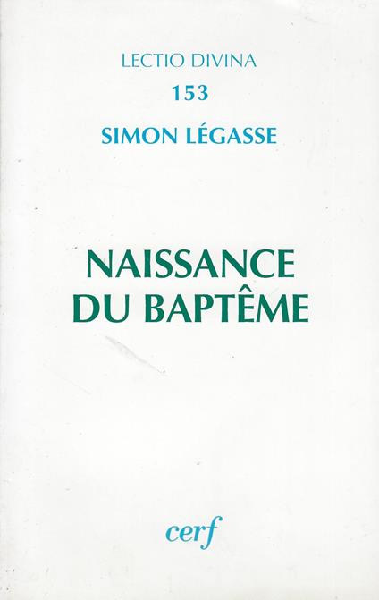 Naissance du baptême - copertina