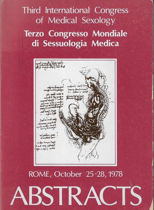 Third international congress of medical sexology : Rome, October 25-28, 1978 - copertina