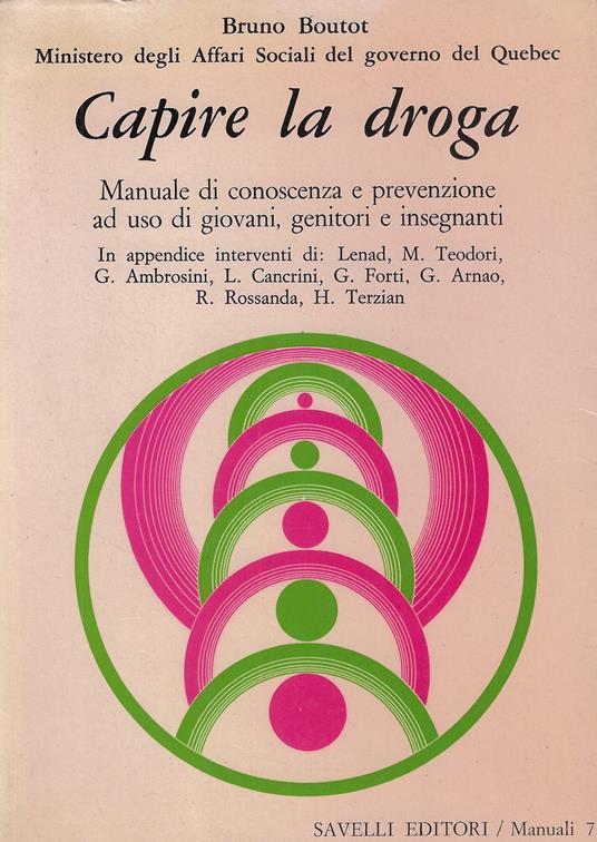 Capire la droga : manuale di conoscenza e prevenzione ad uso di giovani, genitori e insegnanti - copertina