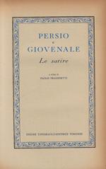 Persio e Giovenale : le Satire