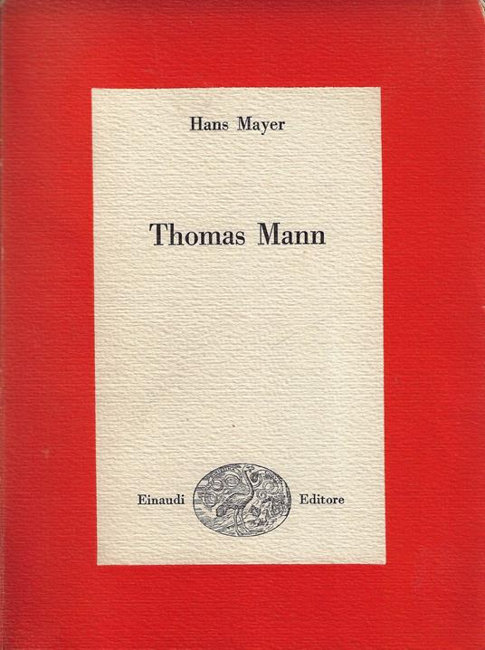 Thomas Mann - Hans Mayer - copertina