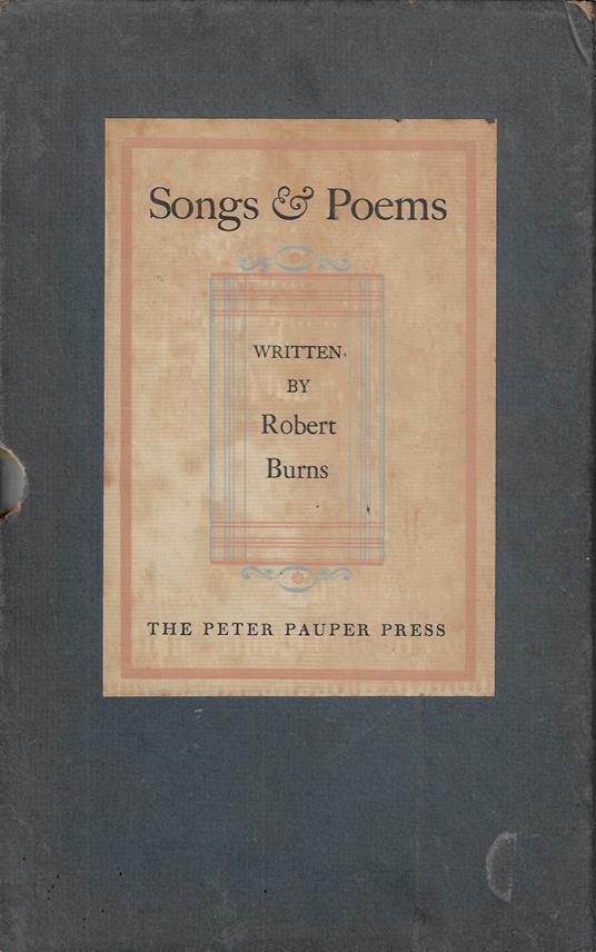 Songs & Poems - Robert Burns - copertina
