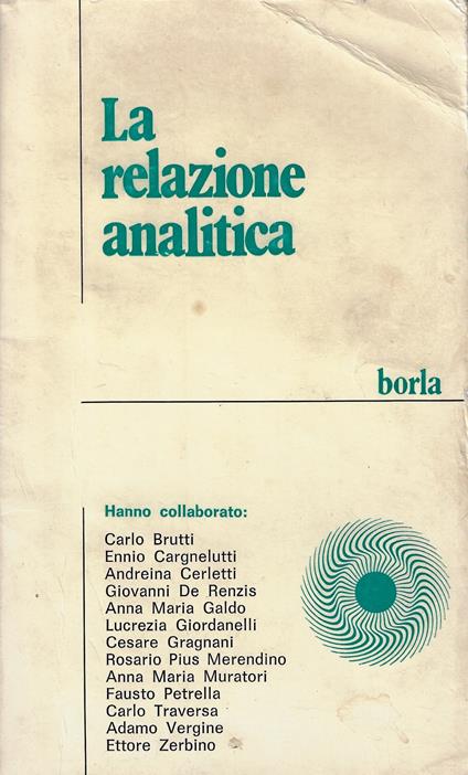 La relazione analitica - copertina