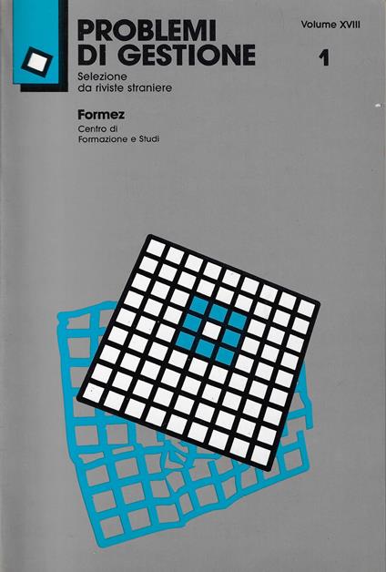 Problemi di gestione: selezione mensile da riviste straniere, v. XVIII - 1 - copertina