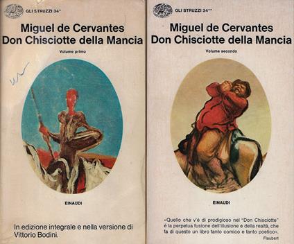 Don Chisciotte della Mancia (due volumi) - Miguel de Cervantes - copertina