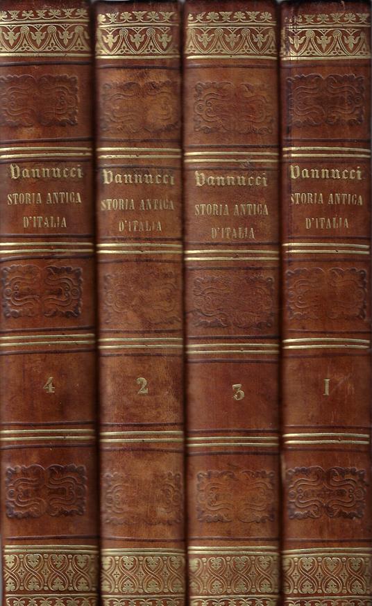 Storia d'Italia antica : dai tempi piu antichi fino all'invasione dei Longobardi - Atto Vannucci - copertina